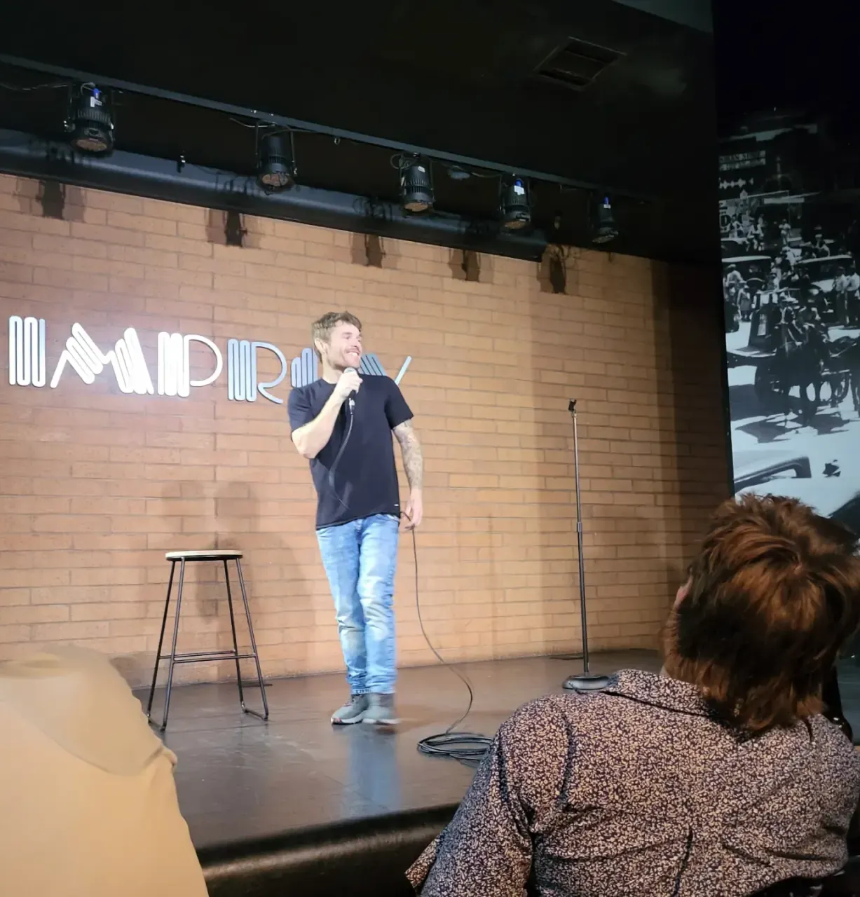 I was in prison 2 years ago. I got to perform at the Tempe improv tonight. Life is wild 🙏