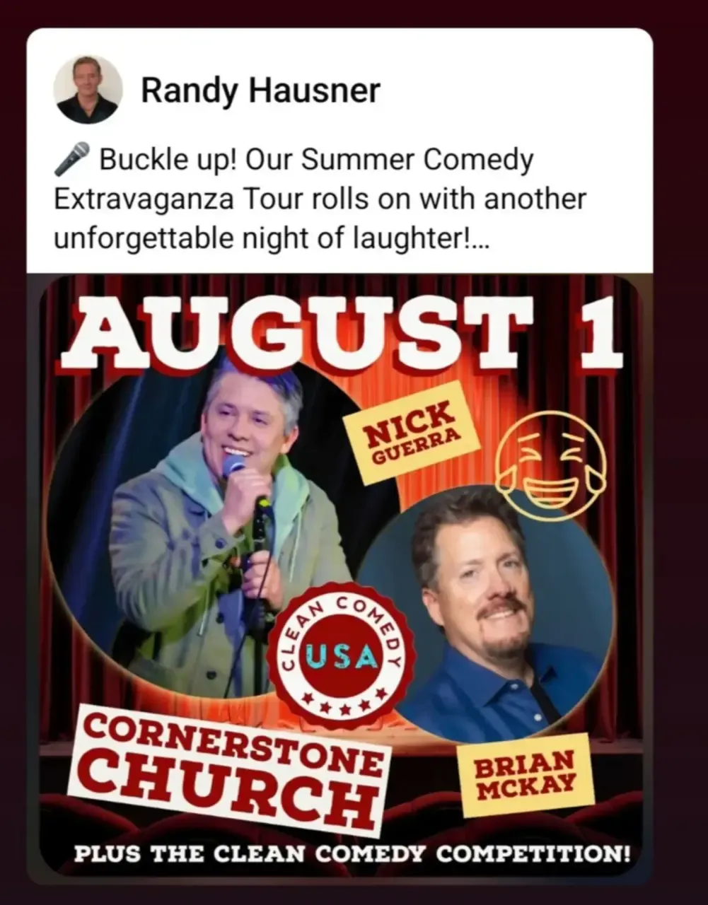 🎤 Buckle up! Our Summer Comedy Extravaganza Tour rolls on with another unforgettable night of laught